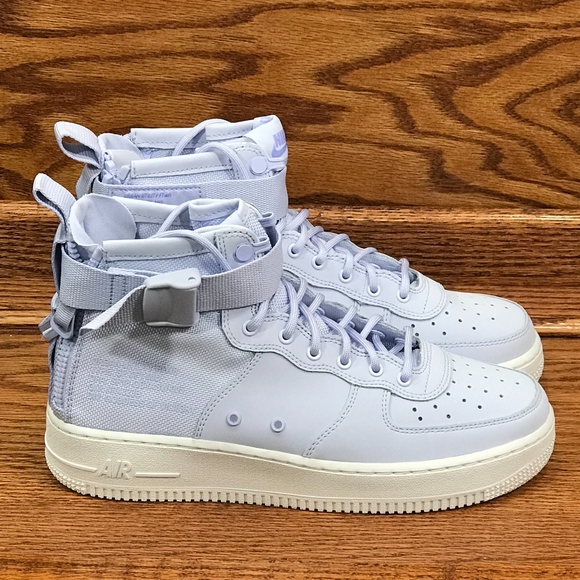 Nike SF AF1 Mid Palest Purple Vt Ultra Pale Shoes - Picture 3 of 8